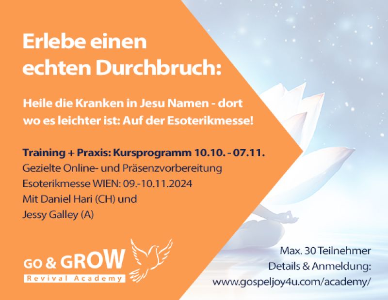 Esoterik Outreach Wien gemeindeübergreifend